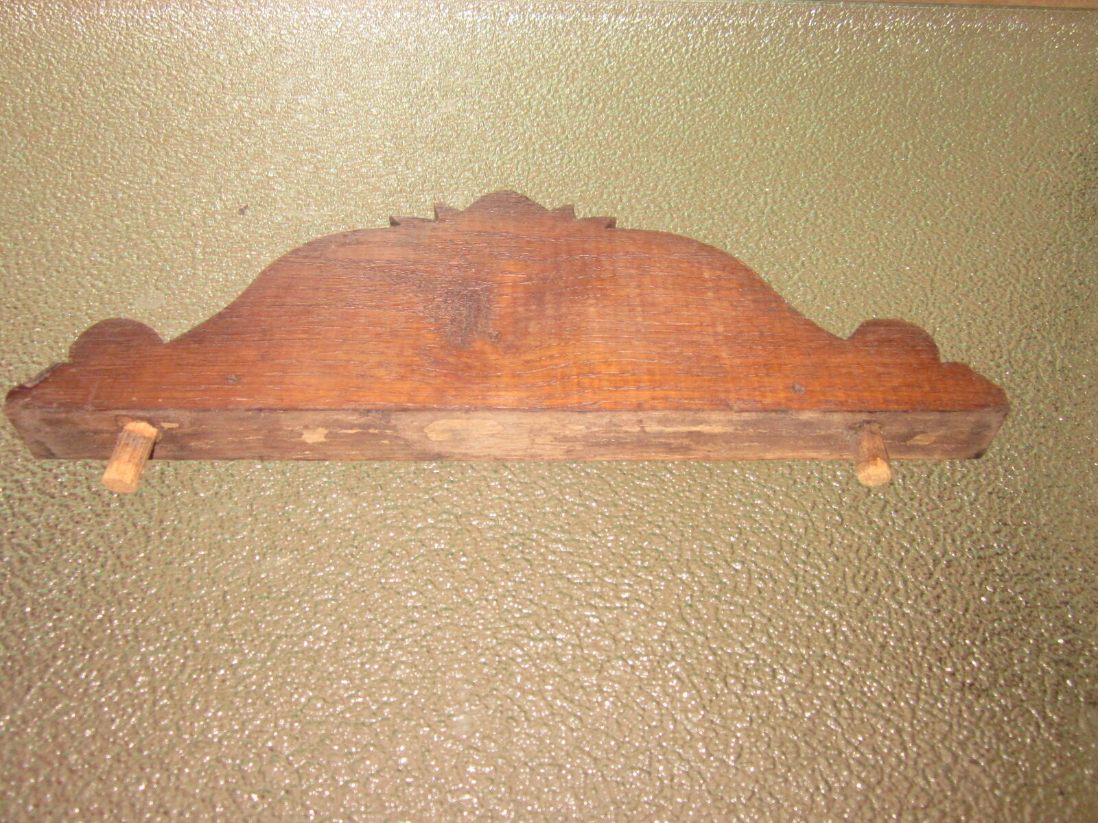 old pediment in oak