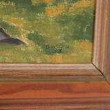 Original Swedish Oil on Panel – “Trees” by Gunnar Wärn – Signed