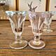 Petit verres bistrot vintage "voleurs" "trompeurs" (lot de 6)