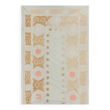 Tapis noué à la main, tapis turc vintage 141x204 cm