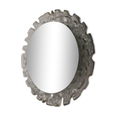 Miroir vintage avec éclairage verre glacé Hillebrand 48cm
