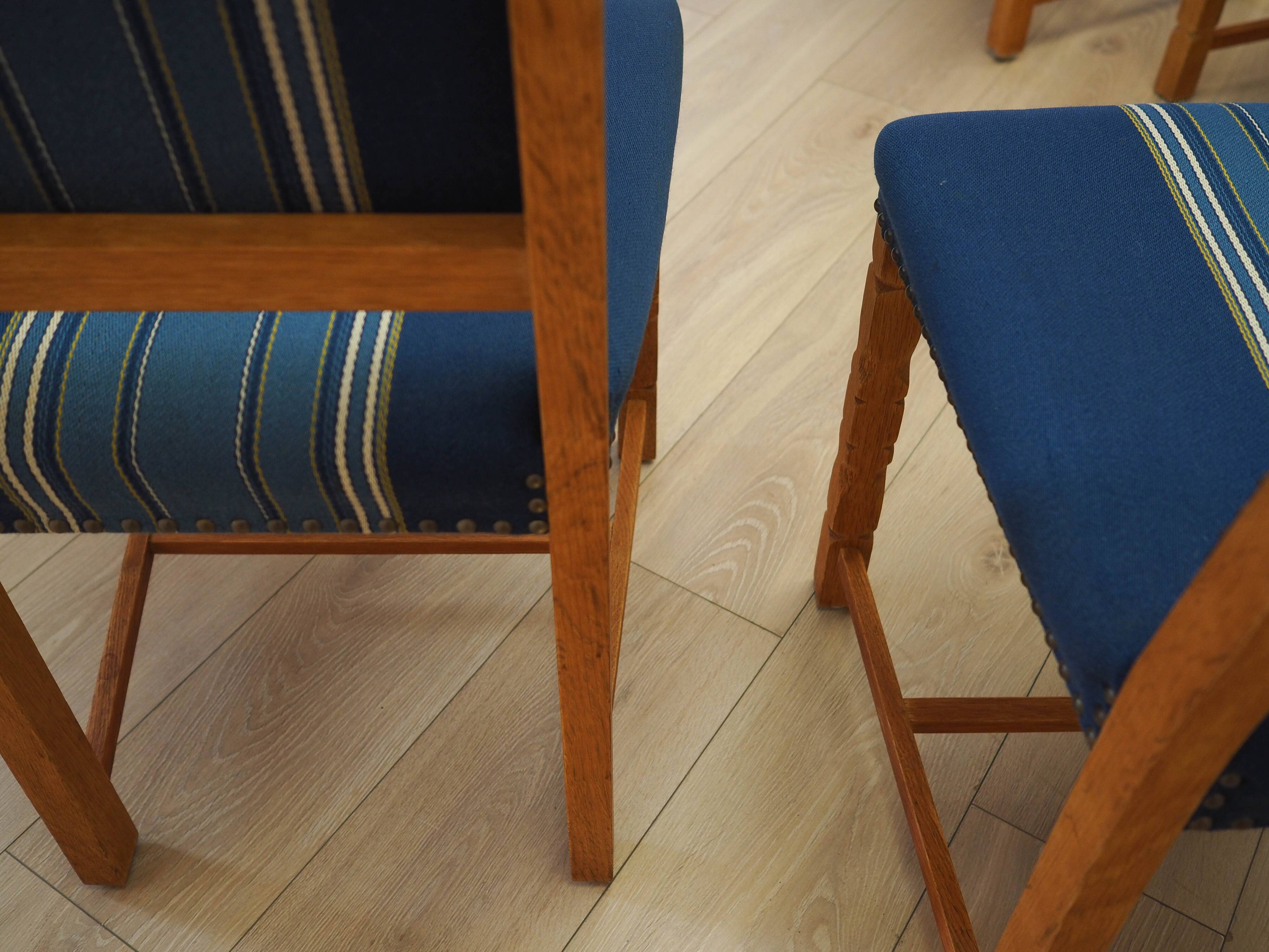 Set of six oak chairs, Danish design, 1960s, designer: Henning Kjærnulf