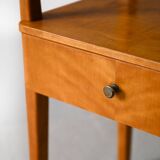 Bedside table with oak drawer