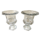 Elegant Pair of New Médicis Vases Decorative Glass Candle Holders