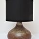 Pied de lampe grès pyrité vintage années 60/70