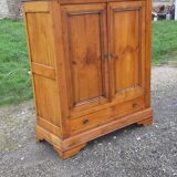 Cherry wood cabinet, 2 doors, 2 drawers