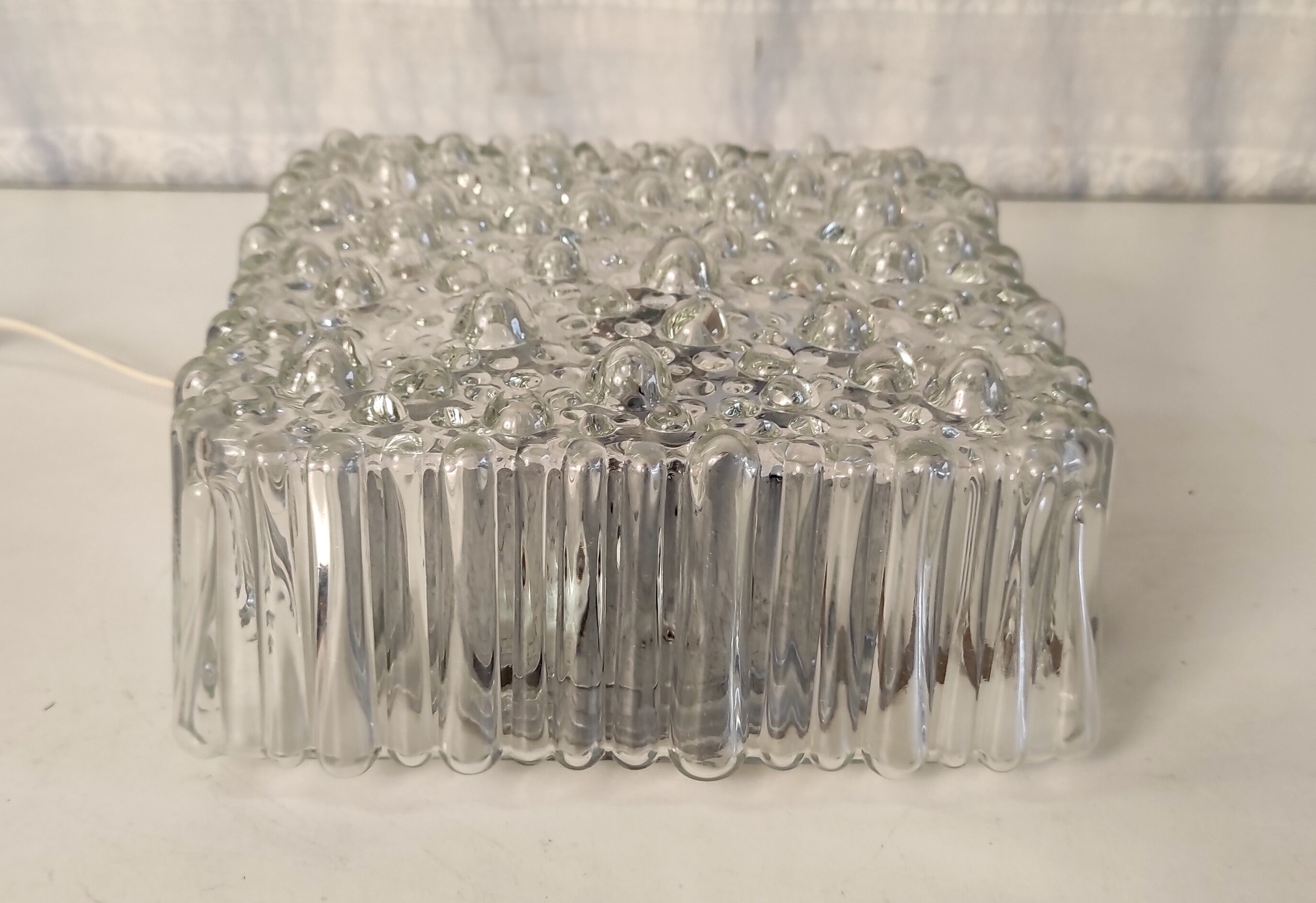 Bubble glass wall lamp/ceiling lamp (GM) – 60s