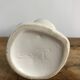 Hand soliflore in pearly white porcelain
