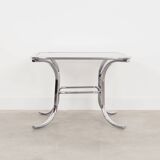 Table basse en verre, design danois, années 1970, production : Danemark