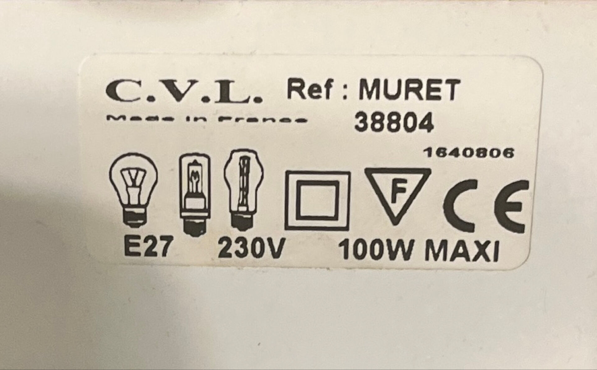 2 sets of 2 wall lights from C.V.L.