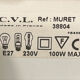 2 sets of 2 wall lights from C.V.L.