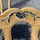 Set of 6 Louis XV style reupholstered chairs – Sandblasted raw wood & t