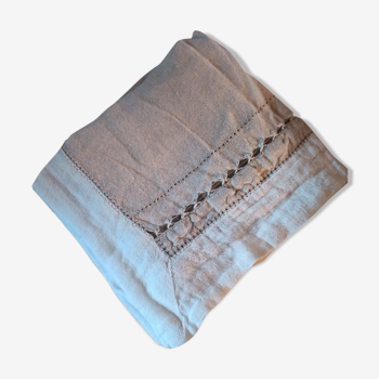 Linen and cotton table runner