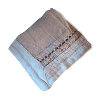 Linen and cotton table runner