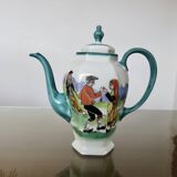 Basque ceramic René Gaïtaud, breakfast duo, 1960