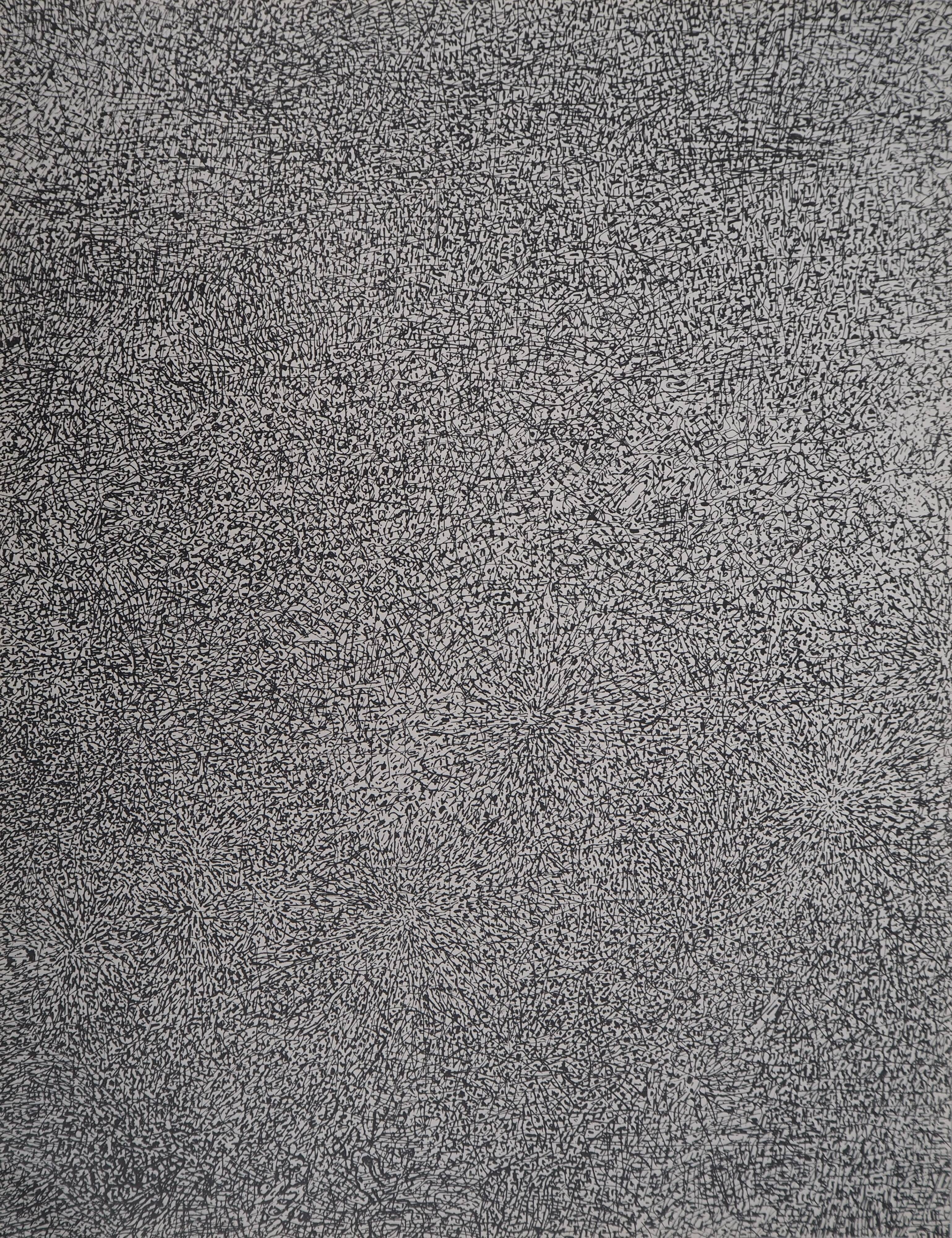 jean dubuffet: beard meadow - original lithograph