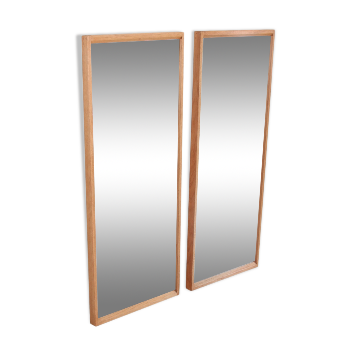 Suite of two Danish mirrors by Aksel Kjersgaard model 145
