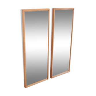 Suite of two Danish mirrors by Aksel Kjersgaard model 145