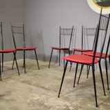 Set of 6 chairs, 1950s