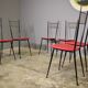 Set of 6 chairs, 1950s