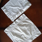 Embroidered old pillowcases