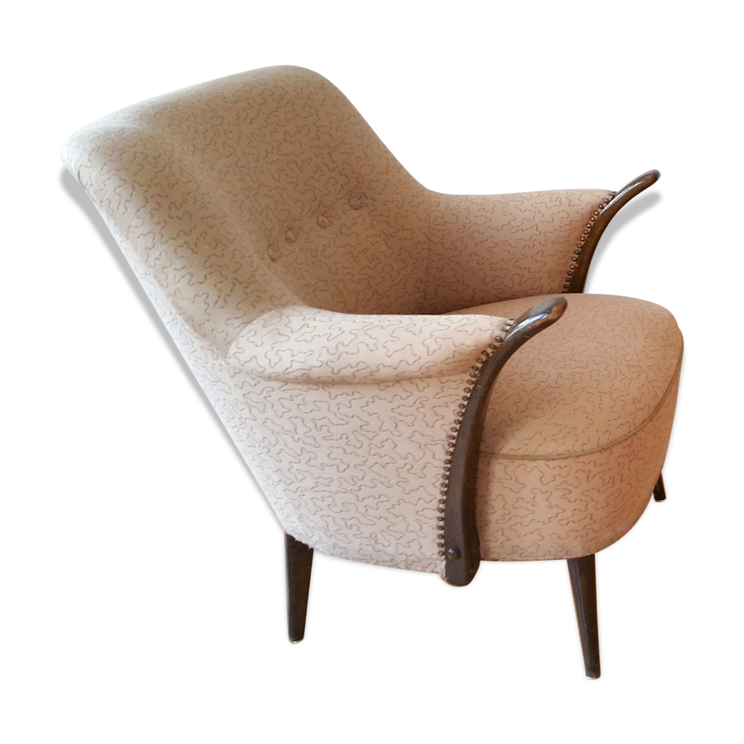 Danish chair organic 50s/60s (two are available)