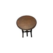 Table d'appoint pliante en chêne, France milieu du siècle