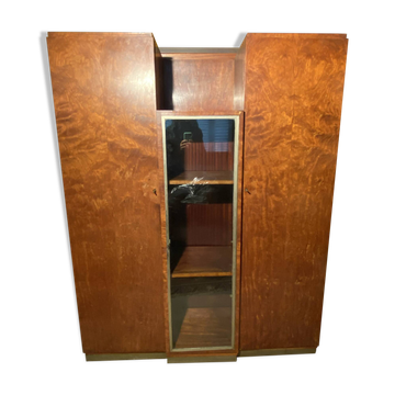 Armoire en bois antique, style Art Déco