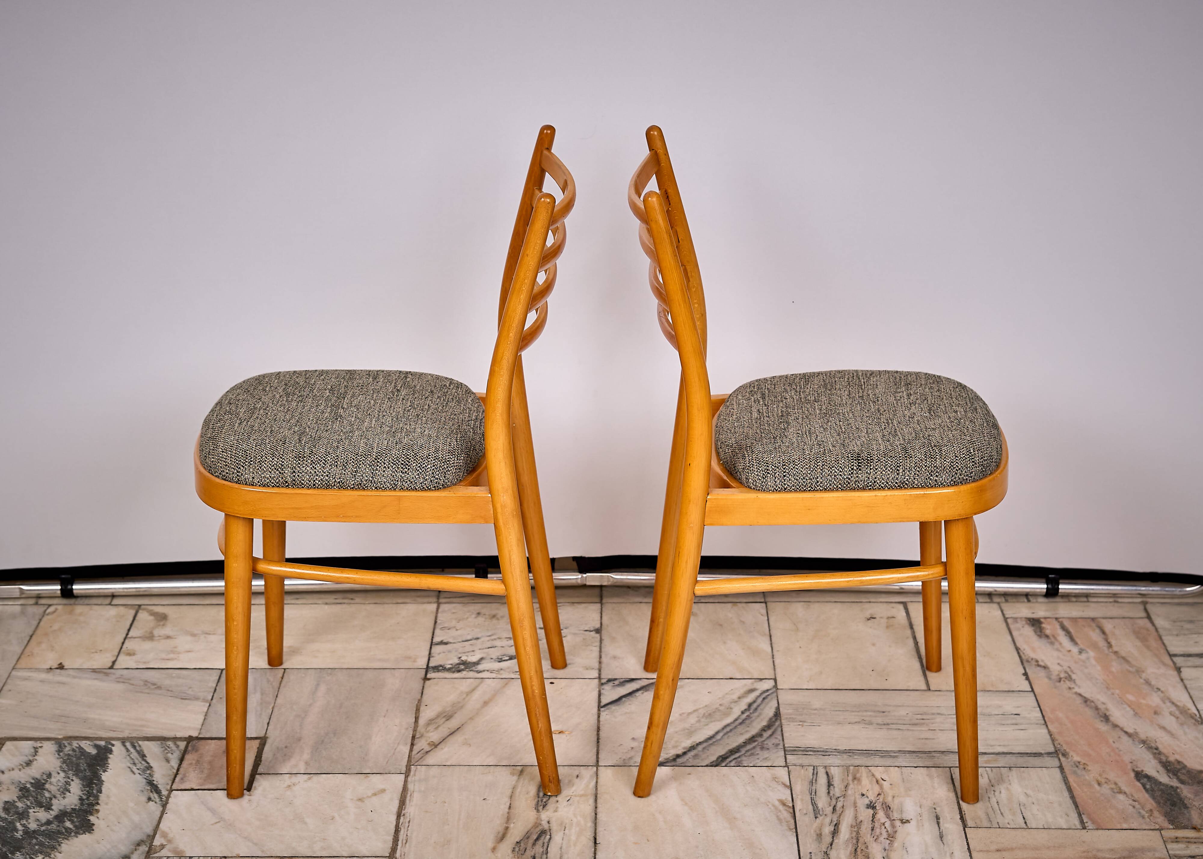 Set of 4 chairs designed by Antonin Suman for TON Czechoslovakia, 1960s