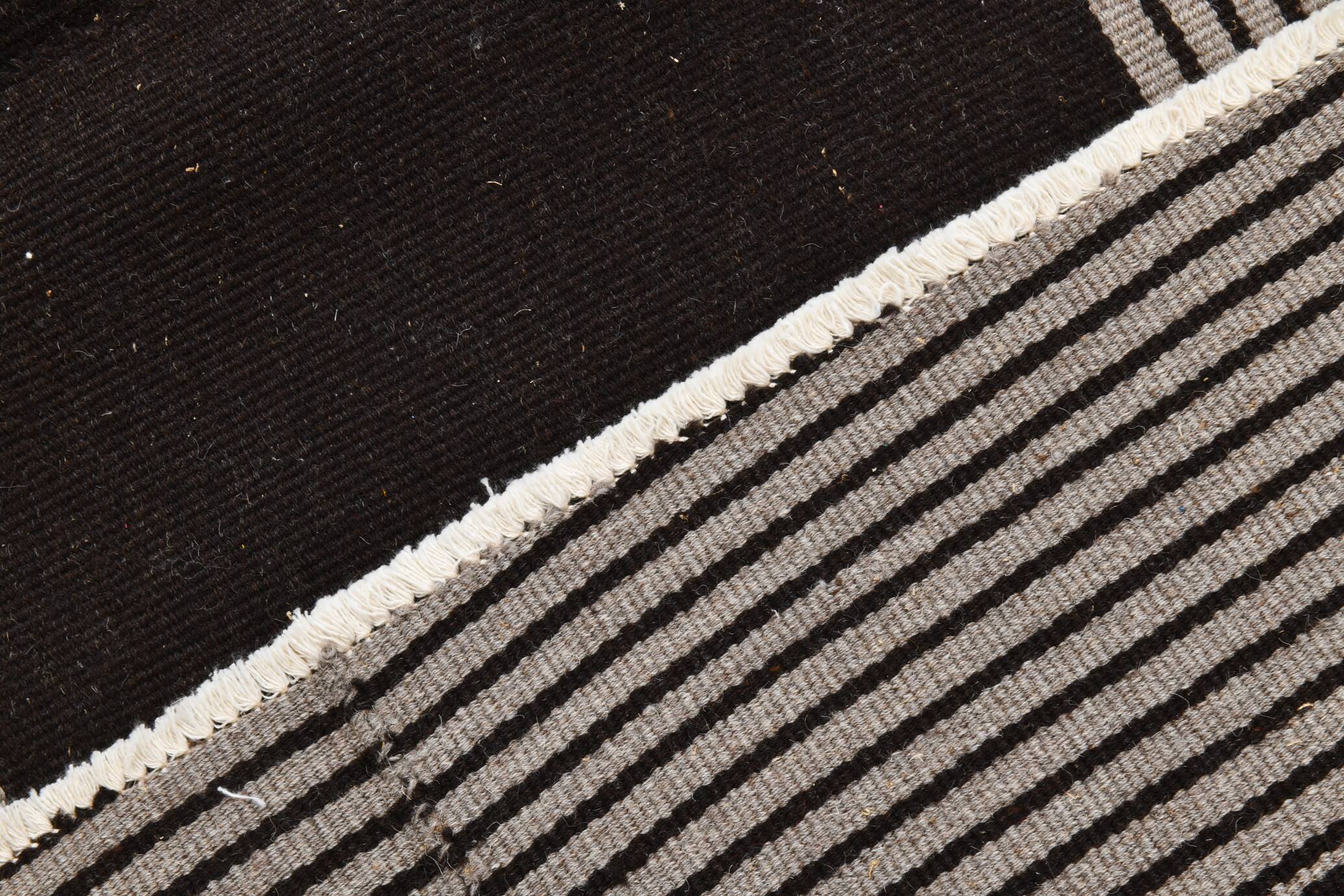 8x9 Shades Of Gray & Black Modern Turkish Rug, 242x278Cm SK 2367