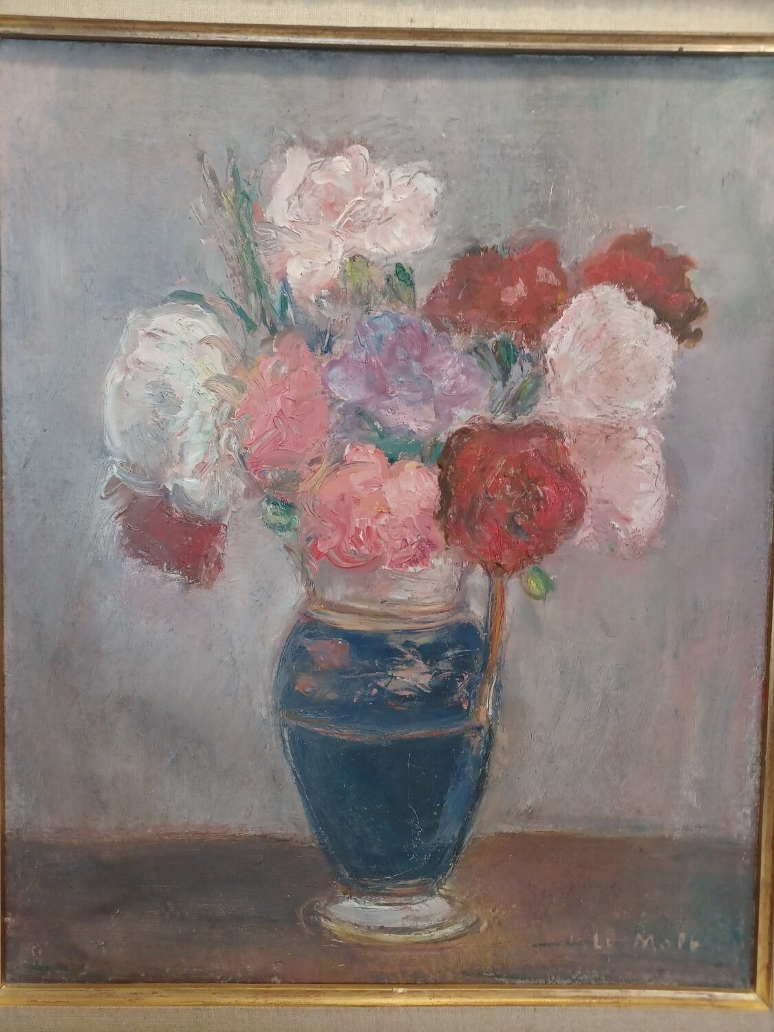 Oil on canvas by philippe le molt. 30s/40s
