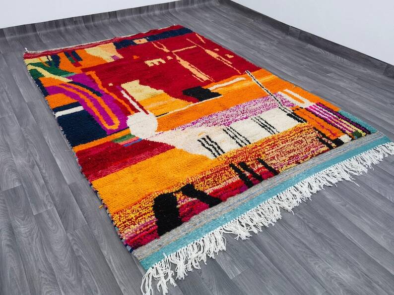 Incredible Moroccan Orange Rug 150/250cm