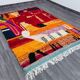 Tapis marocain orange