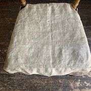 Chair in gilded wood and linen Napoleon III