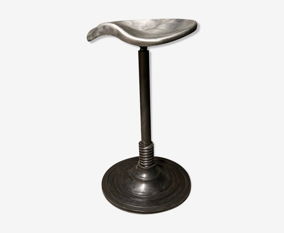 Tabouret de dentiste anatomique monté sur ressort réglable, 1930