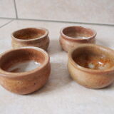 Set of 4 sandstone ramekins