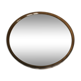 Round mirror in smoked plexiglas 50cm