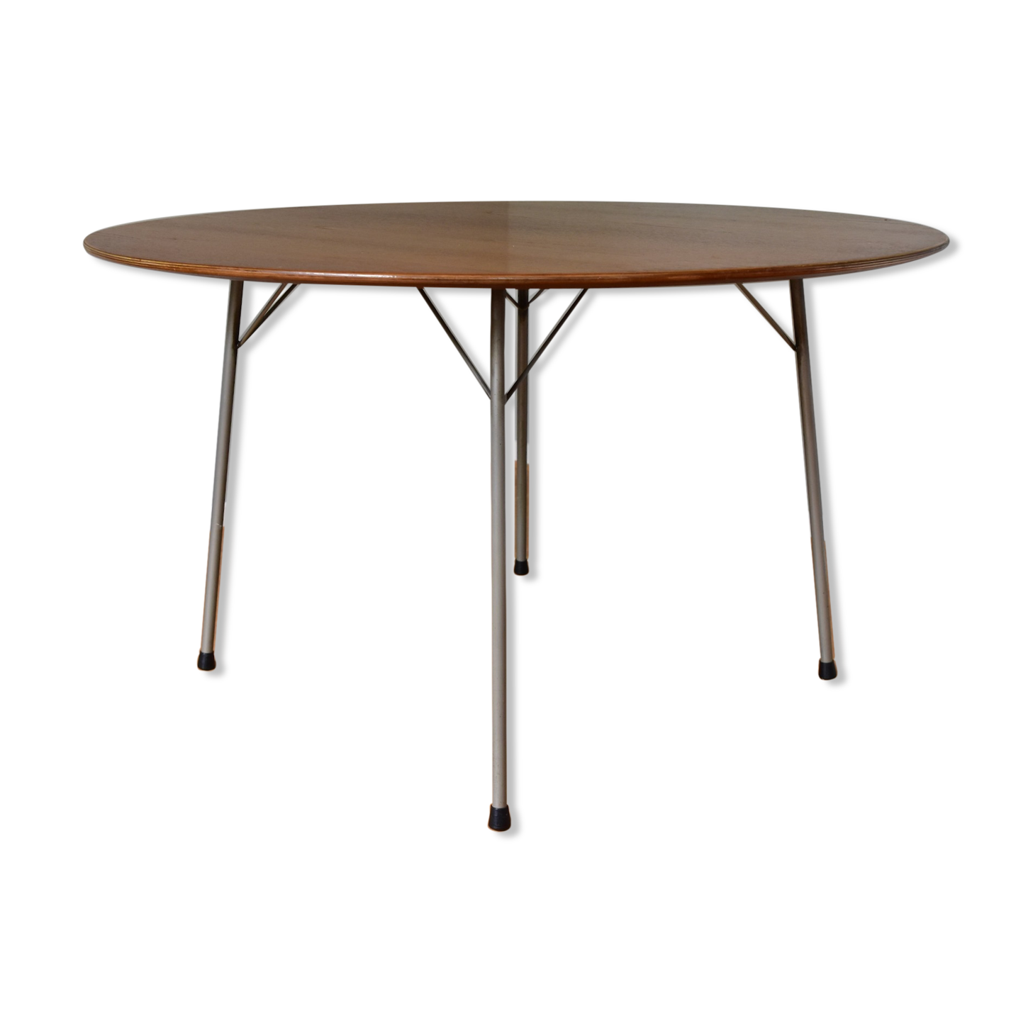 Arne Jacobsen Dining Table 3600 Teak By Fritz Hansen 1950 Selency