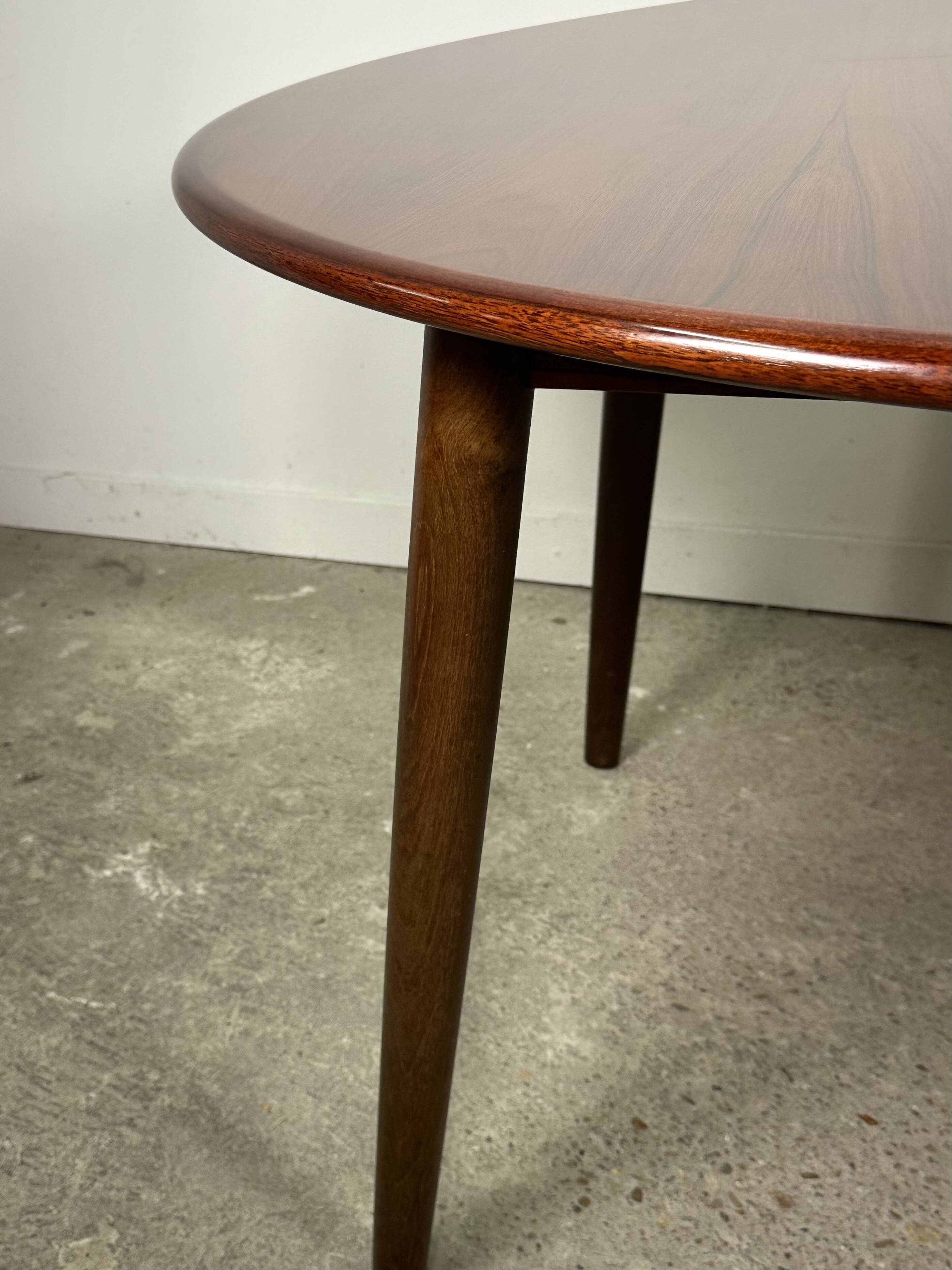 Table scandinave en palissandre de Rio de Gudme Möbelfabrik 1960
