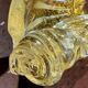 Murano glass bowl with gold flecks, 1960s shell design.