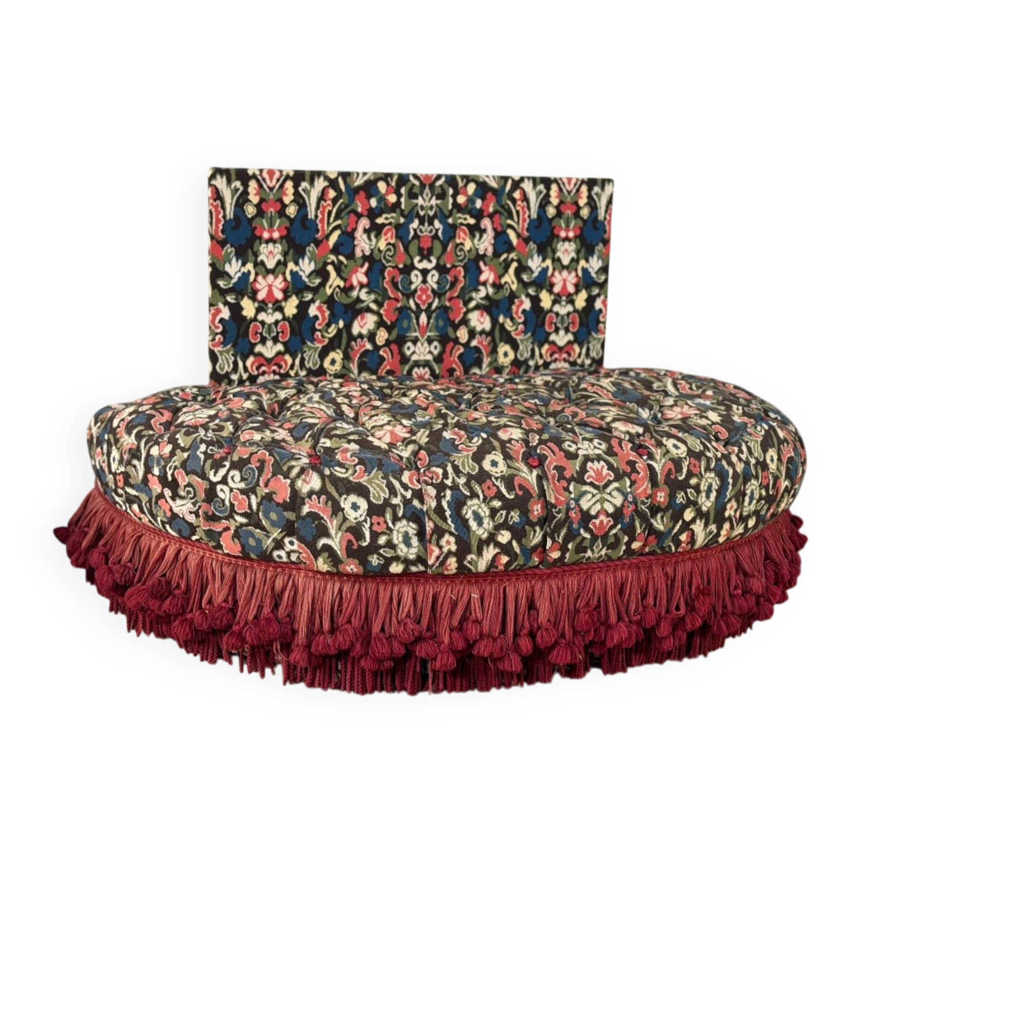 Occasional chair, trimmings and small stitches by Jacques Garcia