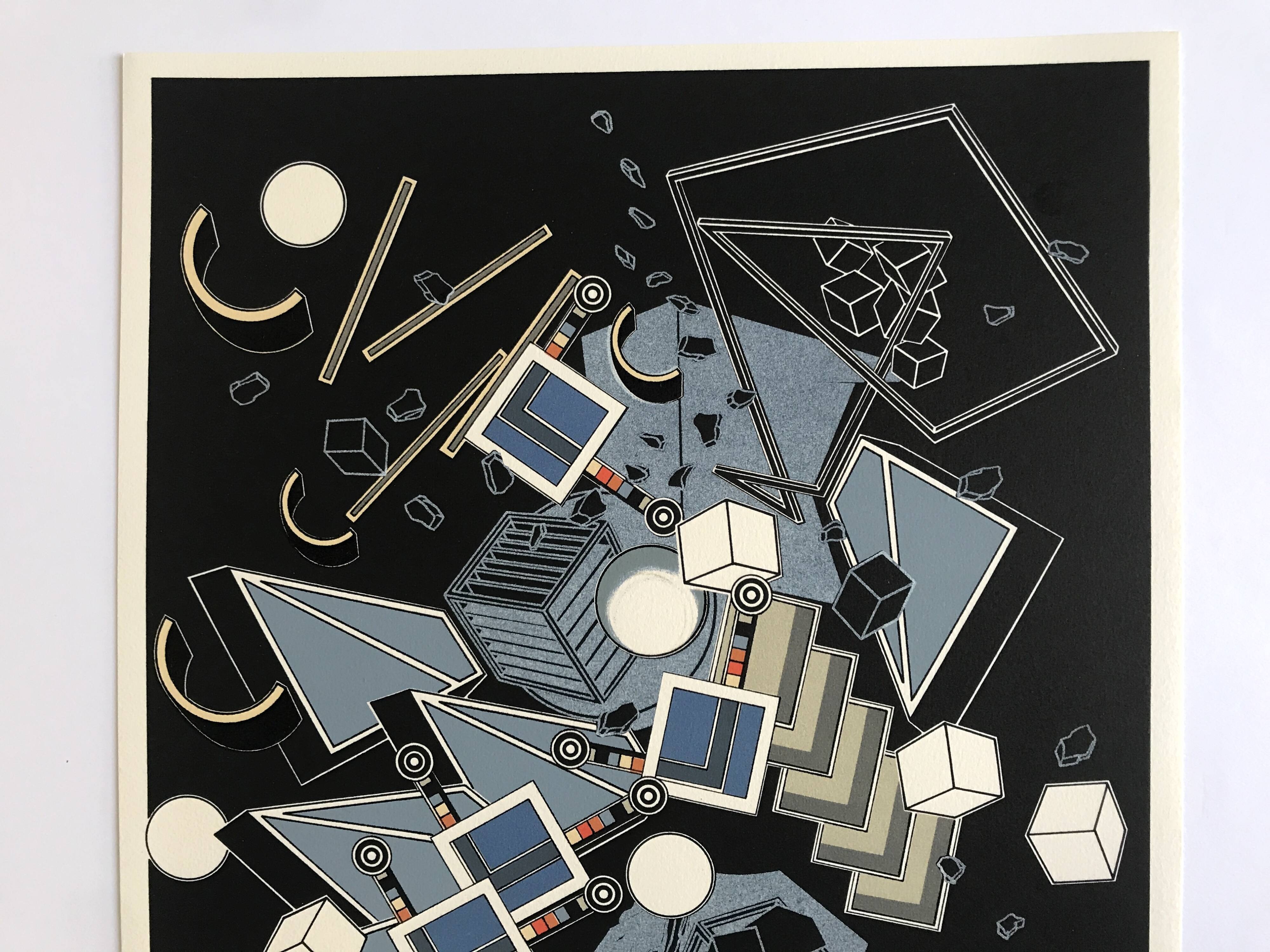 Alain le yaouanc, des sols.., 1978. lithographie originale signée au crayon