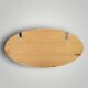 Vintage wall-mounted coat rack in wood and gold-tone aluminum – 1960s