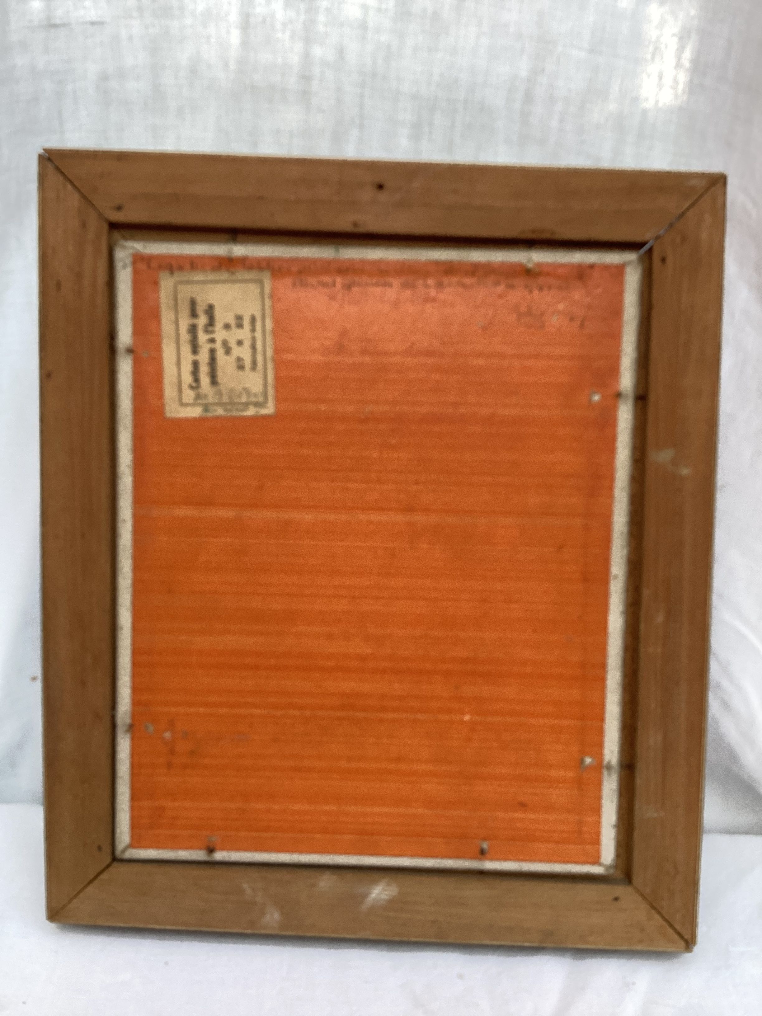 Painting signed around the years 1956 oil on canvas Dimension: 34x29 cm with the frame