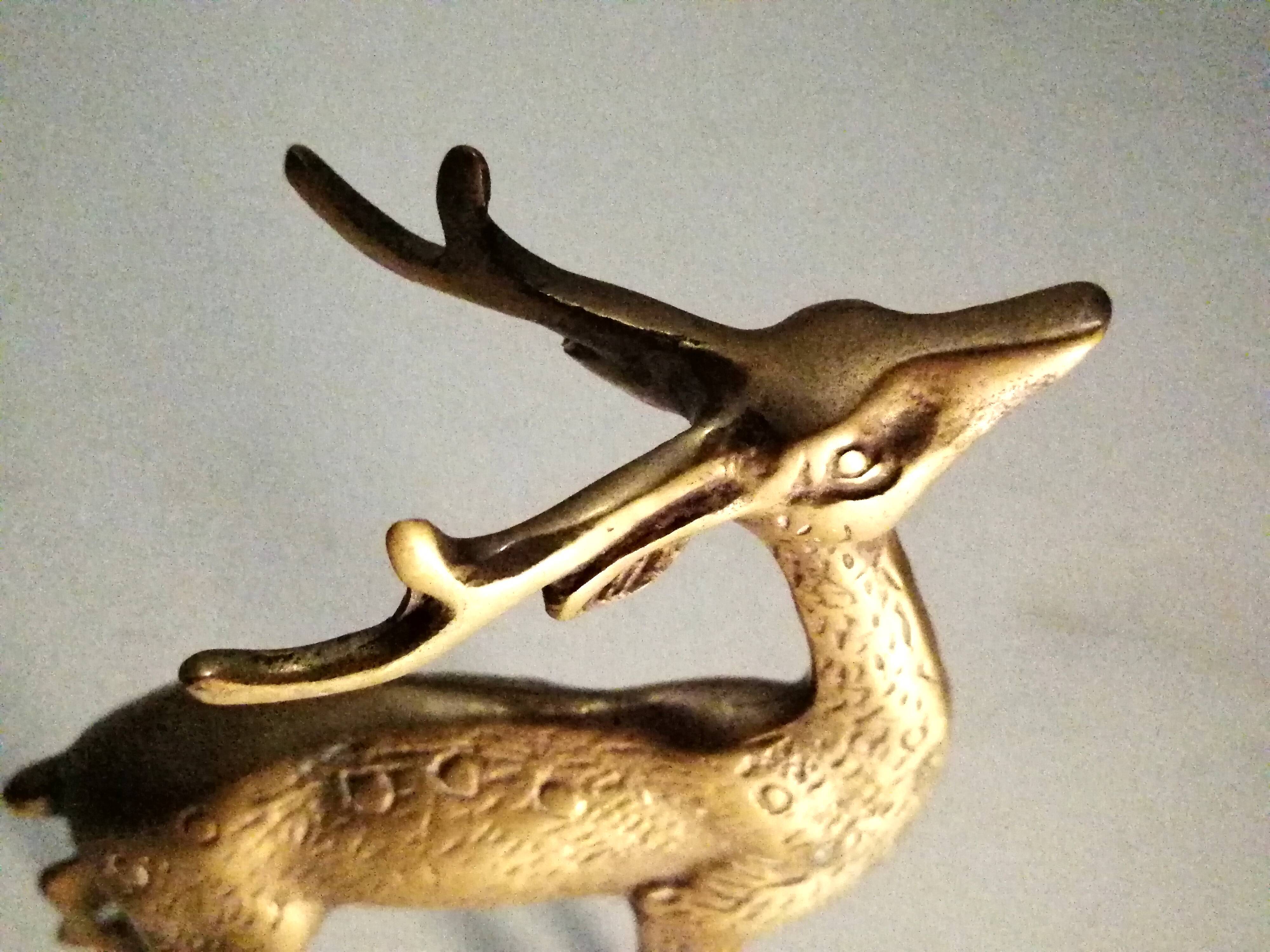 Brass deer 70s