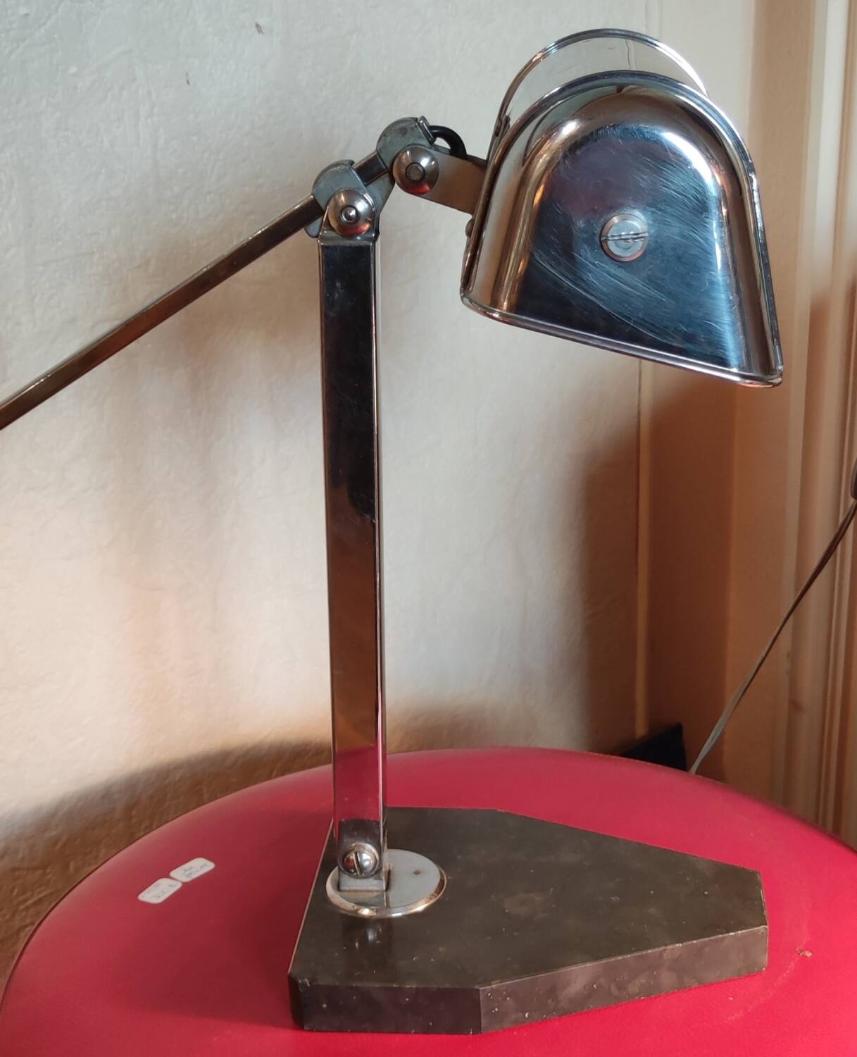 Old Art Deco articulated desk lamp