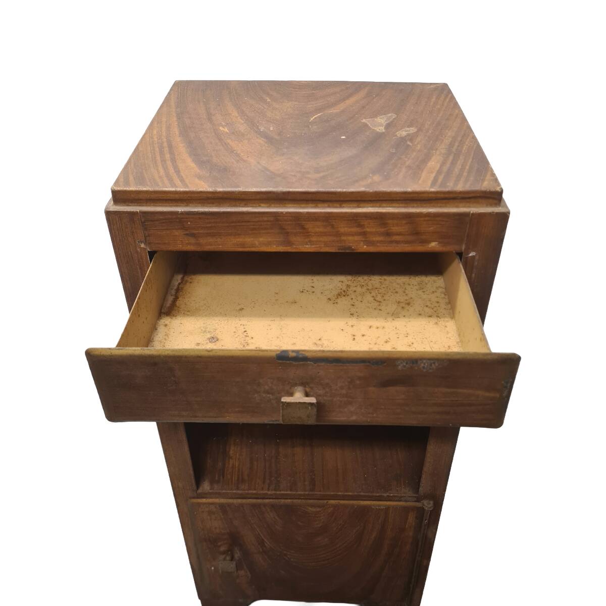 French Faux Bois Metal Cabinet, early 1900s