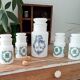 Set of vintage Italian opaline jars