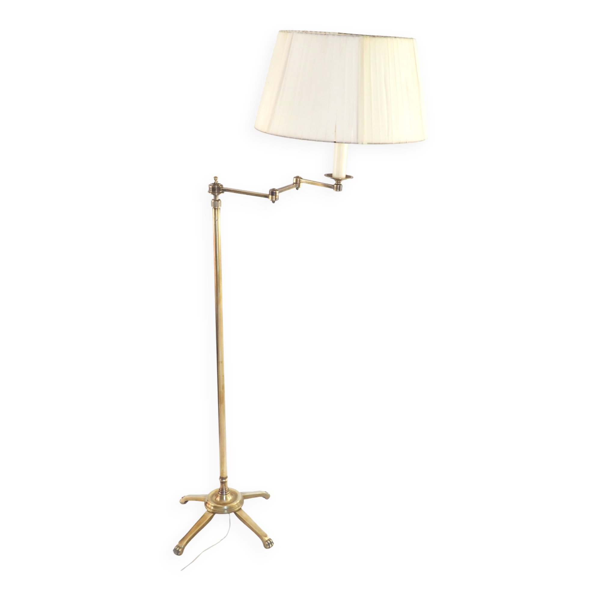 Lampadaire télescopique en bronze