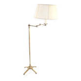 Telescopic bronze floor lamp